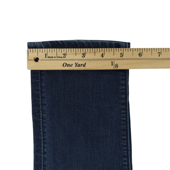 Loft Modern Skinny Jeans Womens Size 28/6 Mid Rise Dark Wash Stretch Denim - Picture 6 of 14